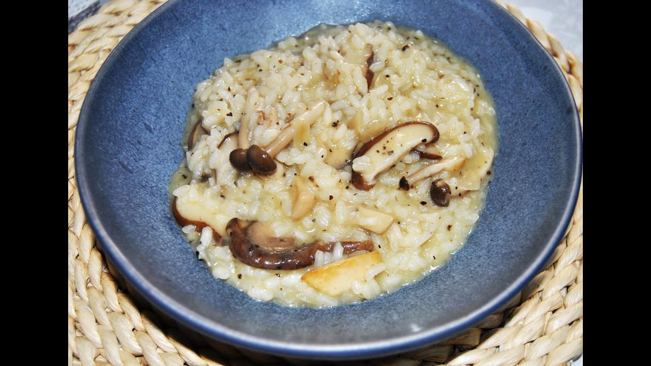 Risotto de setas parmesano y trufa