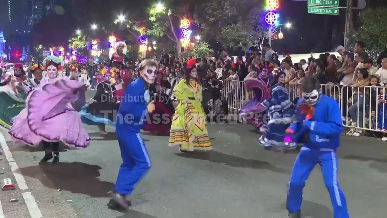 Thousands gather for Mexico City’s annual Catrina Festival, a tribute to the Day of the Dead