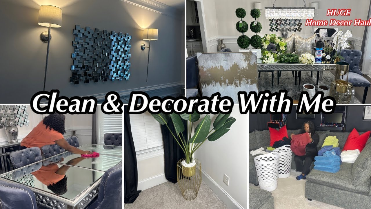 CLEAN/DECORATE & CHAT WITH ME| CLEANING MOTIVATION & HOME DECORATING IDEAS