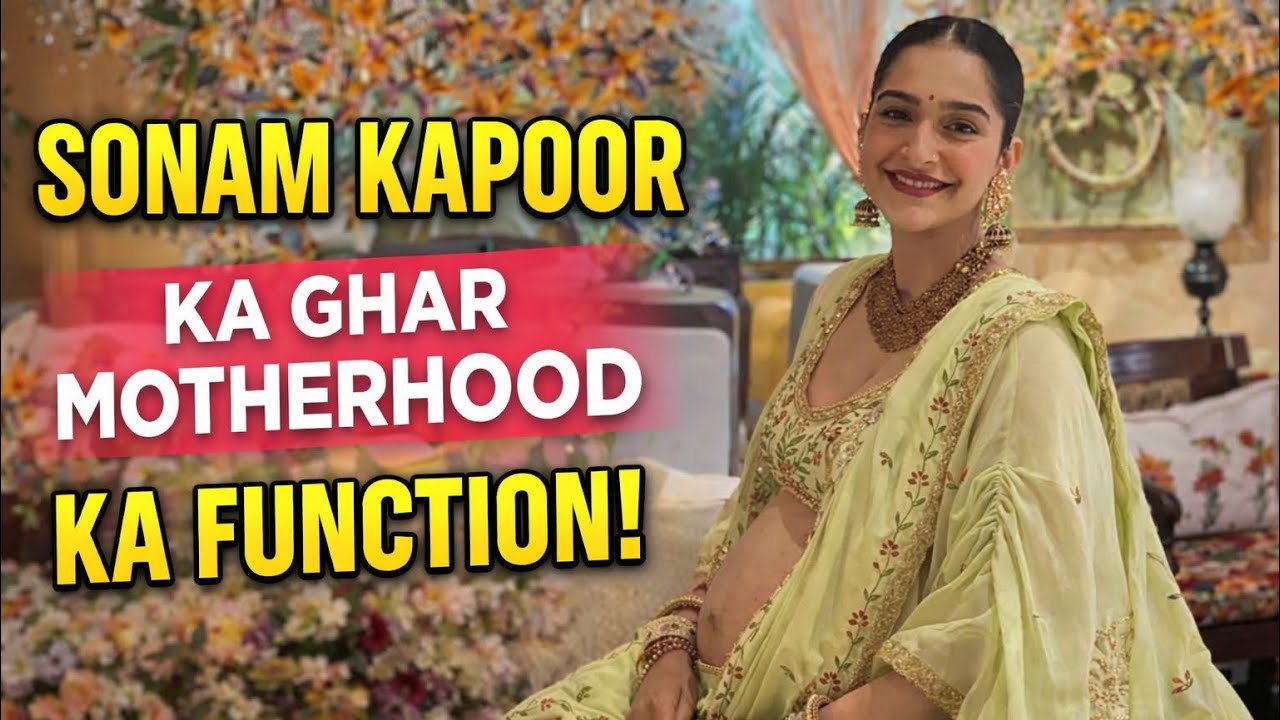 Anil Kapoor Ki Ladli Sonam Ki Godh Bharai Mein Hua Hungama! #sonamkapoor #babyshower #sonamkapoor