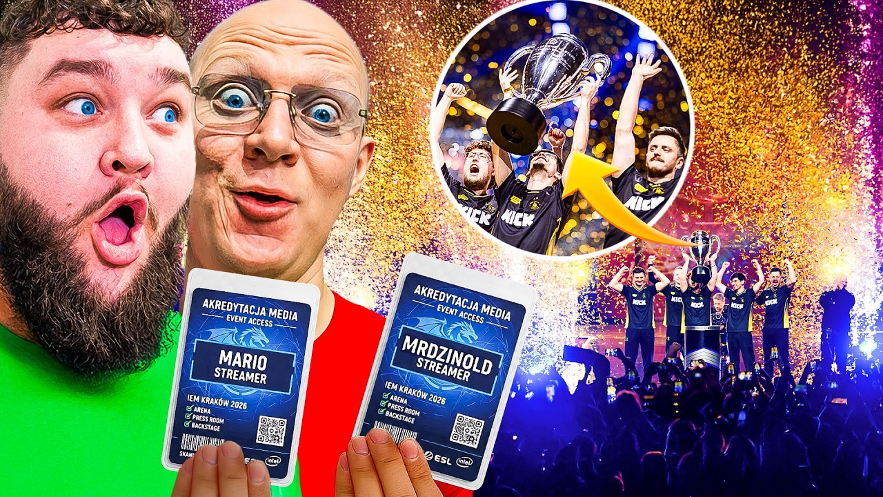 ZAPROSILI MNIE NA IEM KRAKÓW 2026 - MARIO OGLĄDA DZINOLDA NA IEM!