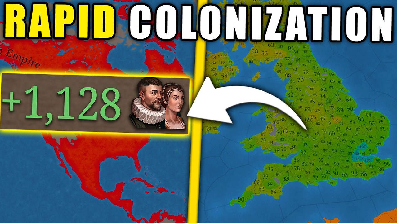 1128 Colonists Per Month? This EU5 England Strategy is Broken
