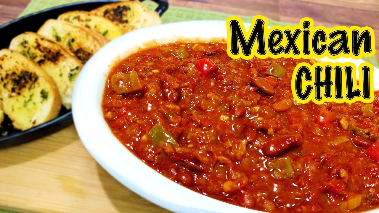 Chili Con Carne Recipe l Mexican Chilli l chilli con carne | Mutton with beans