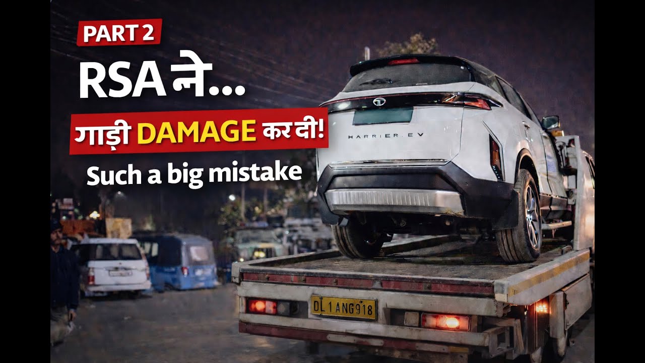 This is How Tata RSA Treats Your Car. 📉 ADAS Radar & Bumper Destroyed!