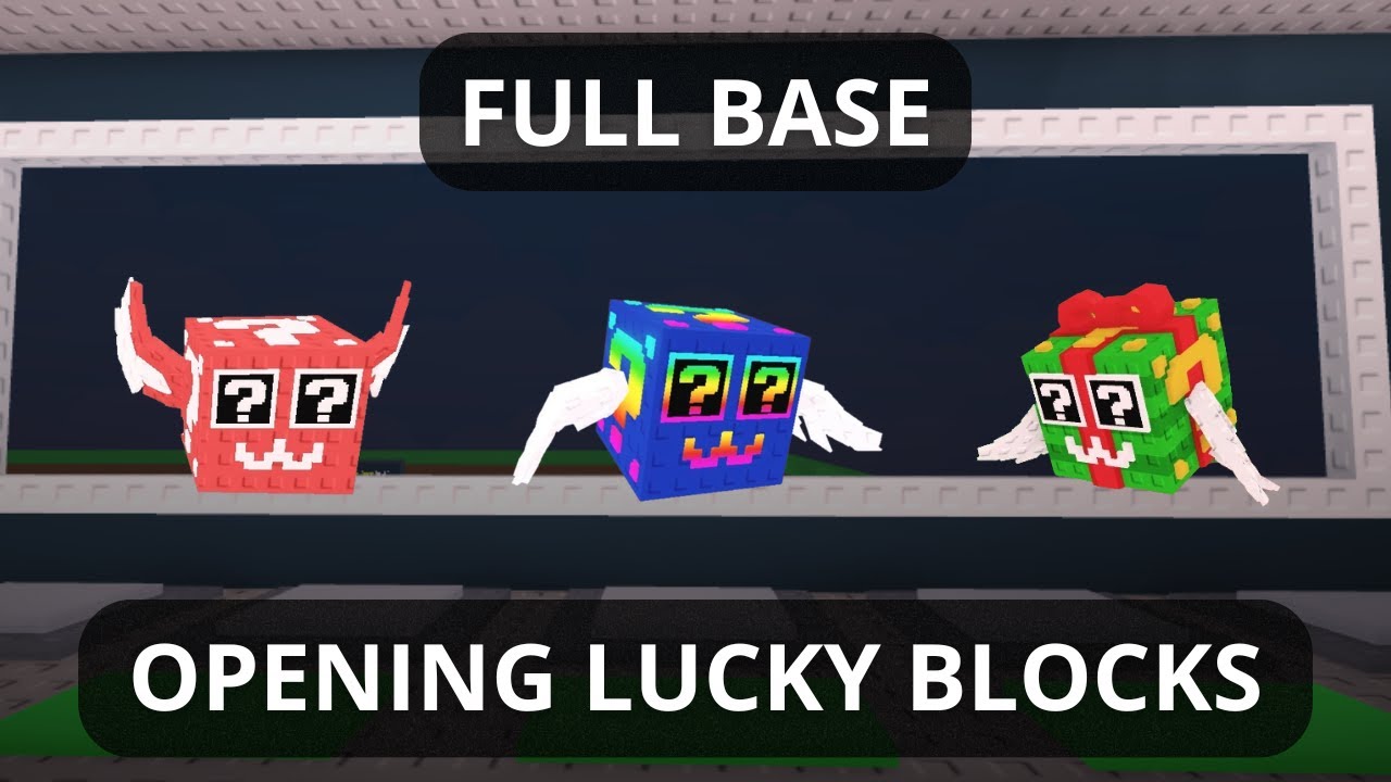 I Opened A FULL BASE of LUCKY BLOCKS in Steal A Brainrot...