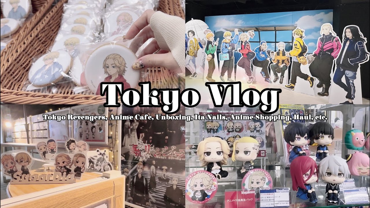 Tokyo Revengers,Blue Lock,Anime Cafe,Shopping,Haul,Unboxing (Tokyo Vlog) A week in my life Japan