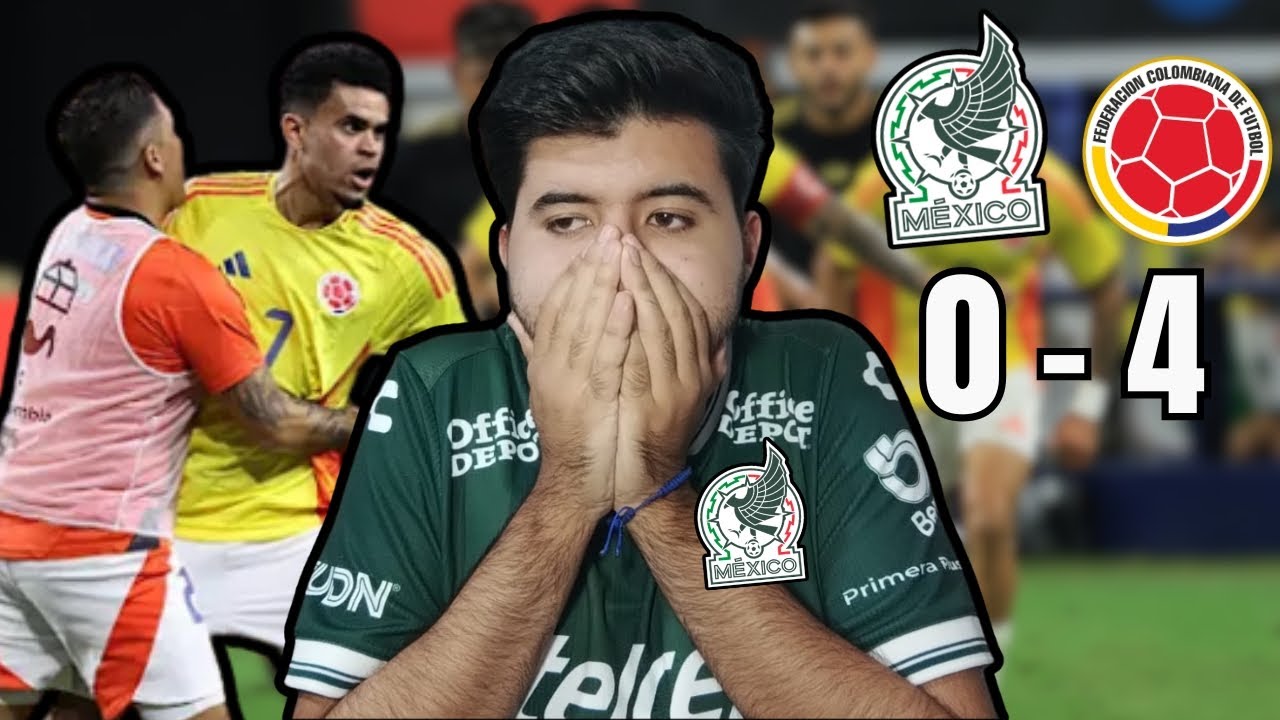 😡GOLEADOS Y HUMILLADOS | REACCIONES MEXICO 0-4 COLOMBIA AMISTOSO