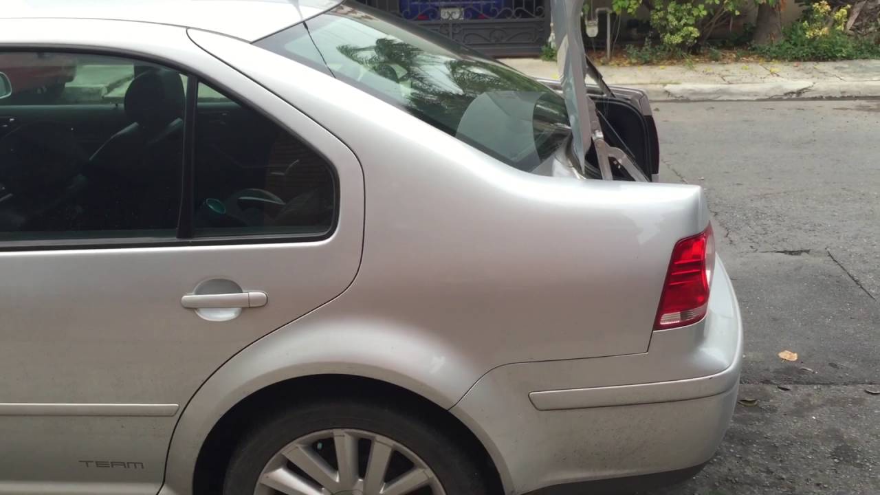Reparar cajuela Jetta clasico