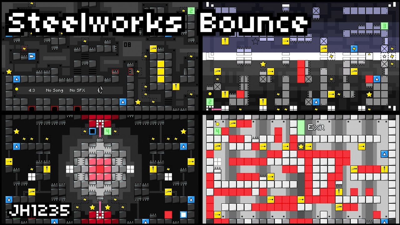 [8th Extreme Demon] Steelworks Bounce by JH1235 | Geometry Dash 2.207