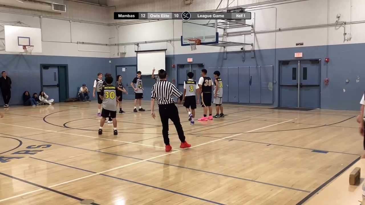 Owls Elite vs. Mambas  (Burbank Rec League) 7th/8th graders