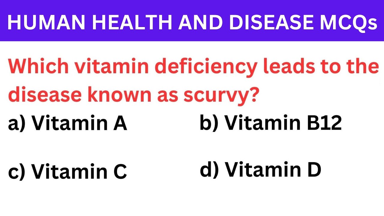 Human Health and Disease Class 12 MCQs | SNB Exam Previous Questions | Quiz |