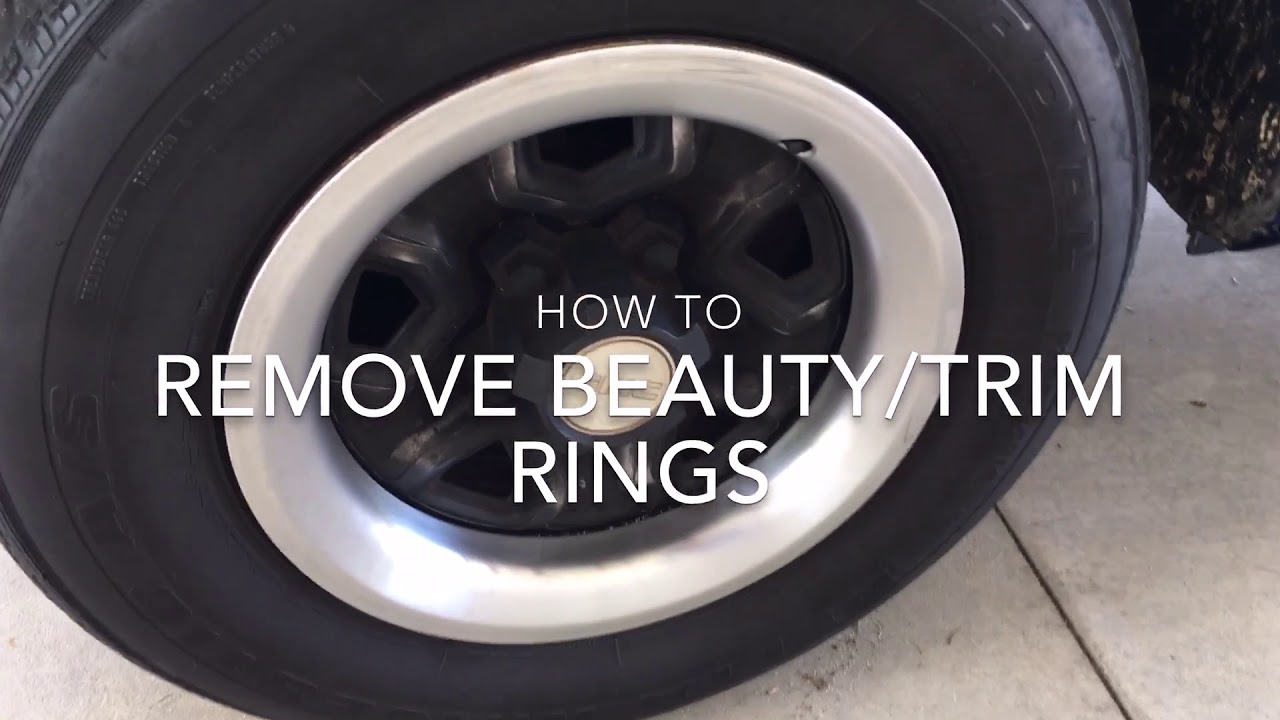 How to Remove Beauty Rings (Stock S10, S15, etc. Wheels)
