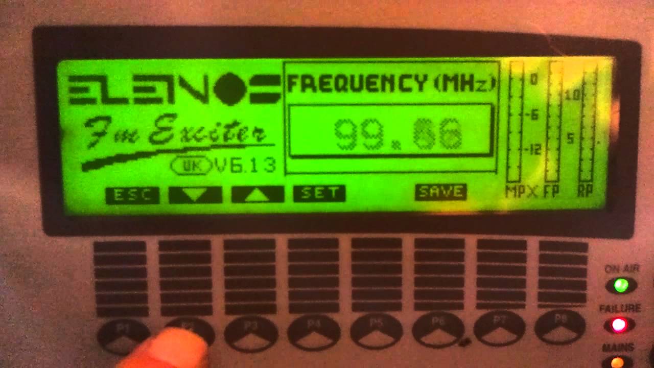 BROADCAST FM EXCITER ELENOS ETG1000
