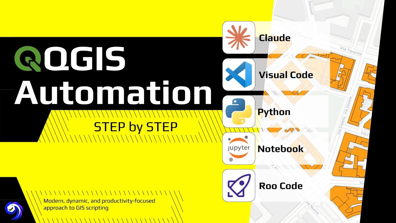 QGIS Automation: VS Code + RooCode + Claude 3.7 Sonnet per External Python Scripts