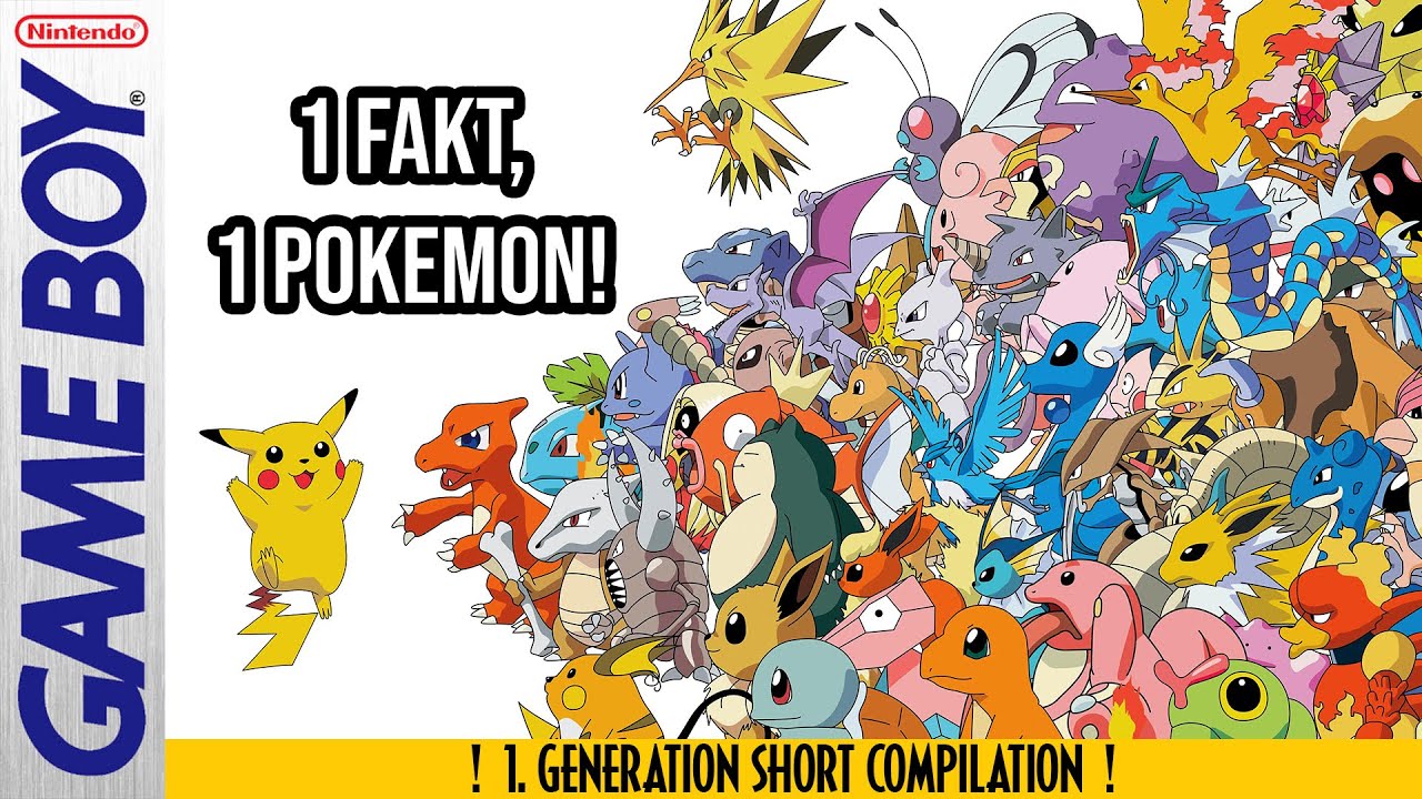 Ein FAKT &uuml;ber JEDES Pokemon der 1. Generation!