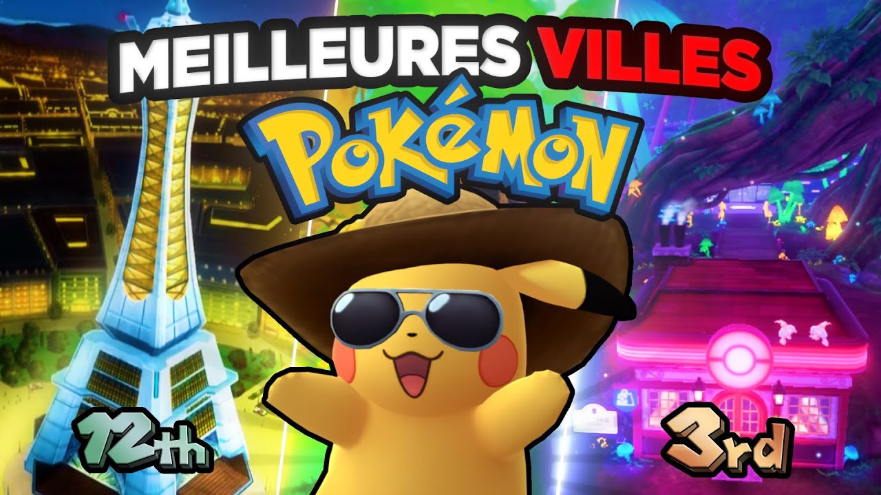 Les MEILLEURS VILLES de POKÉMON 🏙️