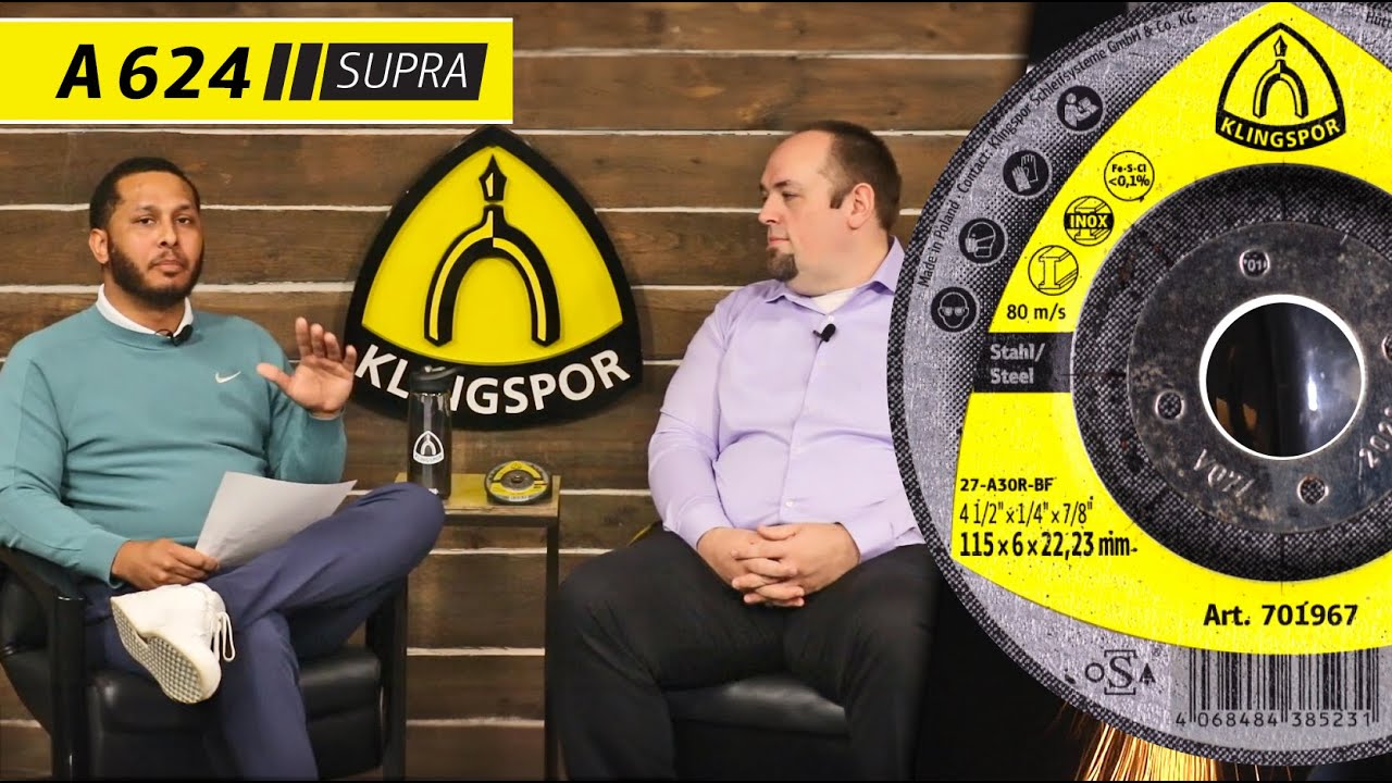 Шлифовальный диск A 624 Supra от KLINGSPOR