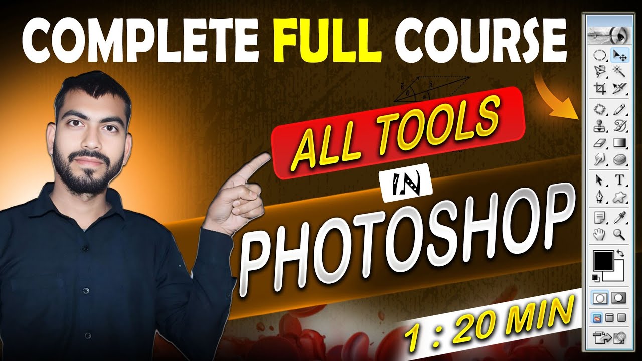 Photoshop For Beginners to Advance || Photoshop Tutorial in Hindi || Explain All Tool in Photoshop |
