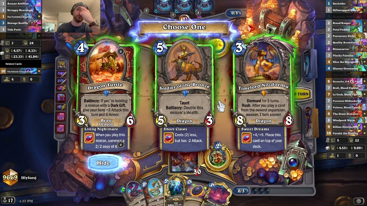 Is Dragon Warrior Good? PART 9 - Hearthstone Legend Rank - The Curator & Elise the Navigator