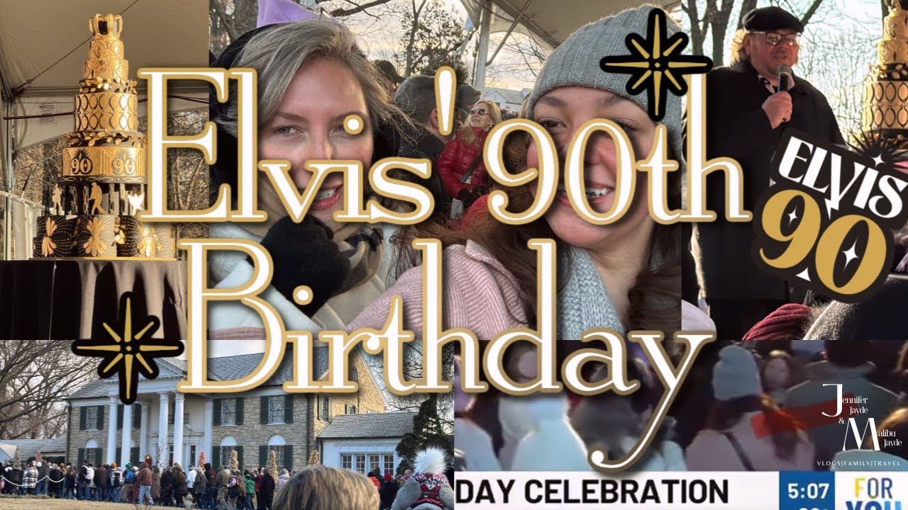 Elvis 90th Birthday Celebration at Graceland | Memphis Diaries | Mother Daughter Vlog #elvis90th