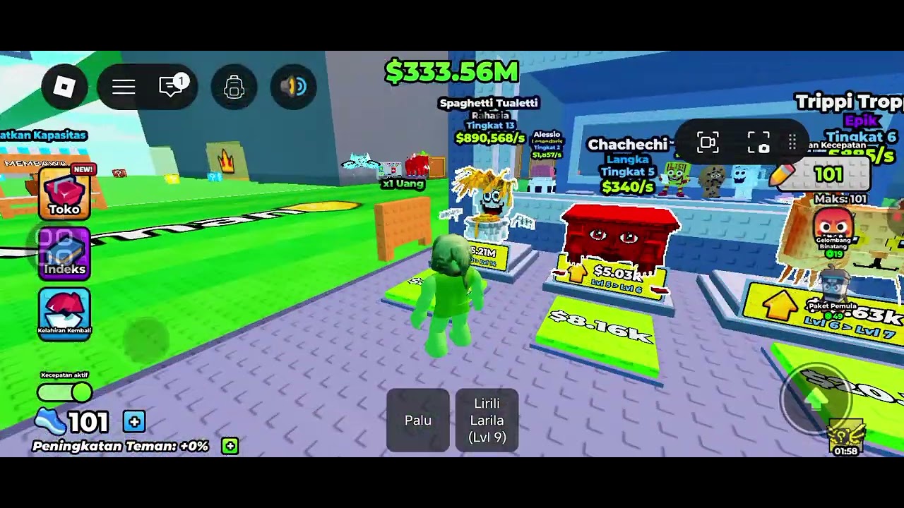 !!DAPAT DIVINE!! escape tsunami for lucky block Part 2