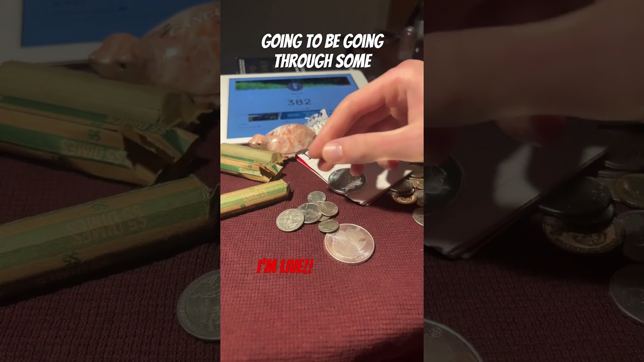 I’m looking for rare dimes! Join the live 