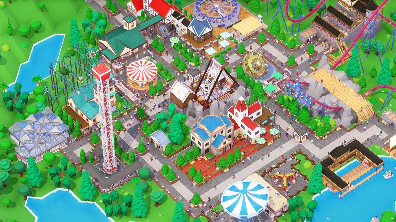 Building HUGE Roller Coasters & New Theme Park | Parkitect Gameplay