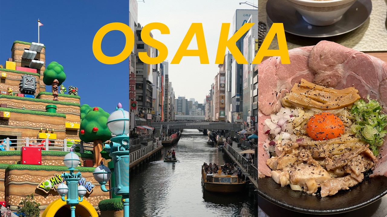 [Life in Japan] Osaka Part 1 | 일본 교통카드 | 도톤보리 | 유니버셜 스튜디오 재팬 | 오사카 맛집 🍜 (Google Map 공유)