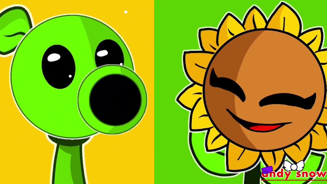 posin// meme/ peashooter and sunflower /
