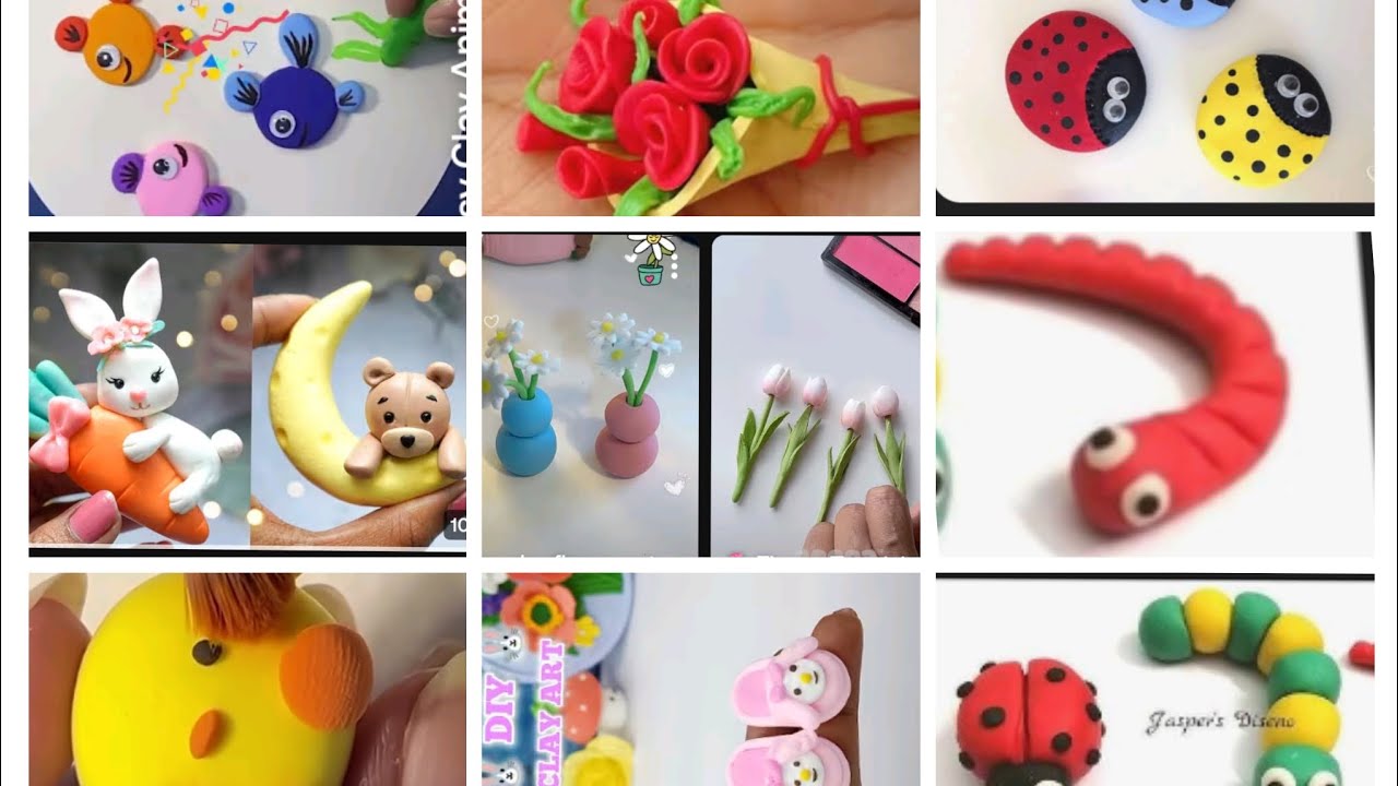 Easy clay craft ideas easy and beautiful clay crafts easy and adorable cute clay craft ideas 