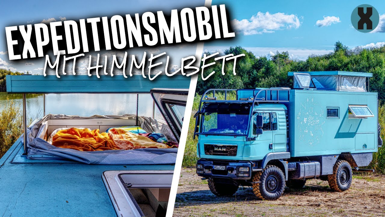MAN TGM Expeditionsmobil von Orangework – Lkw mit Himmelbett (🇩🇪+🇬🇧🇺🇸)
