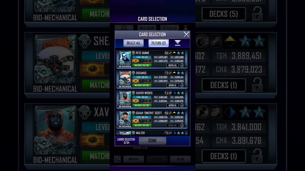 I no longer need bio-mechanical? WWE Supercard Season 7