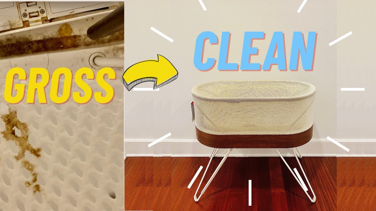 HOW TO DEEP CLEAN YOUR SNOO BASSINET AND MESH FABRIC AND GET THAT PILLING OFF THE SIDE! DIY SNOO