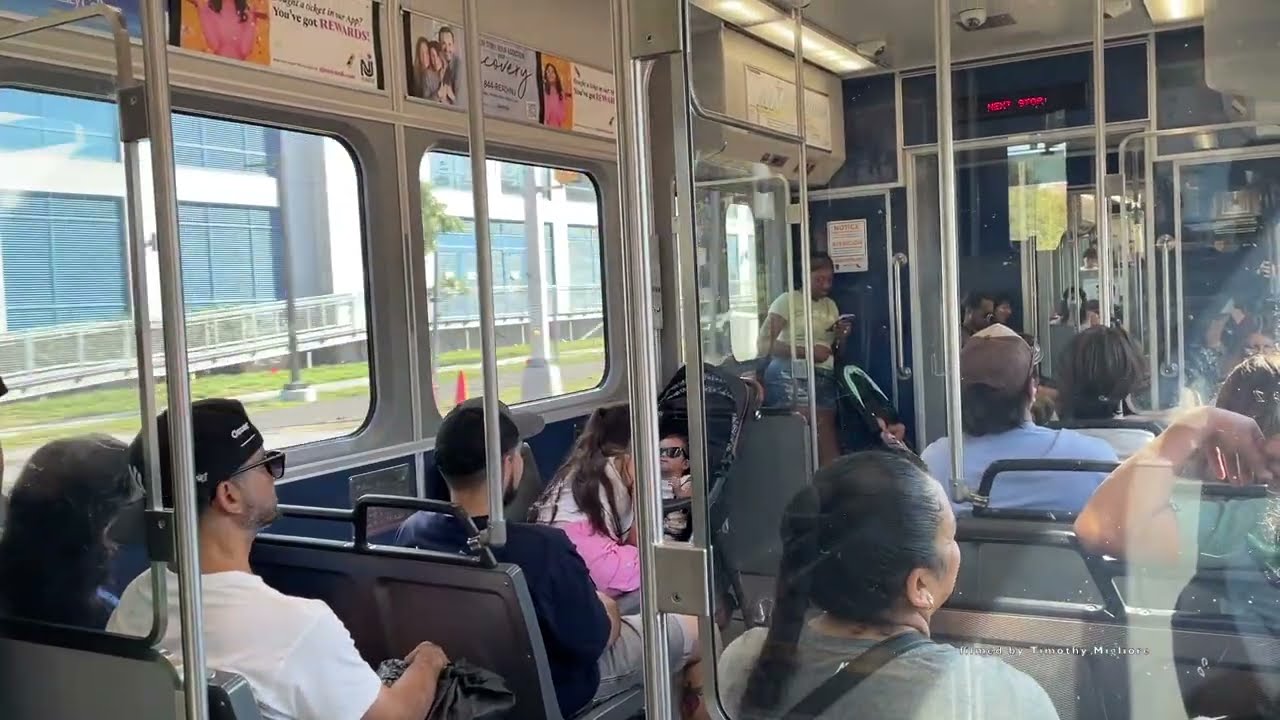 New Jersey Transit in Hudson County, New Jersey 2025 (lightrail and bus)
