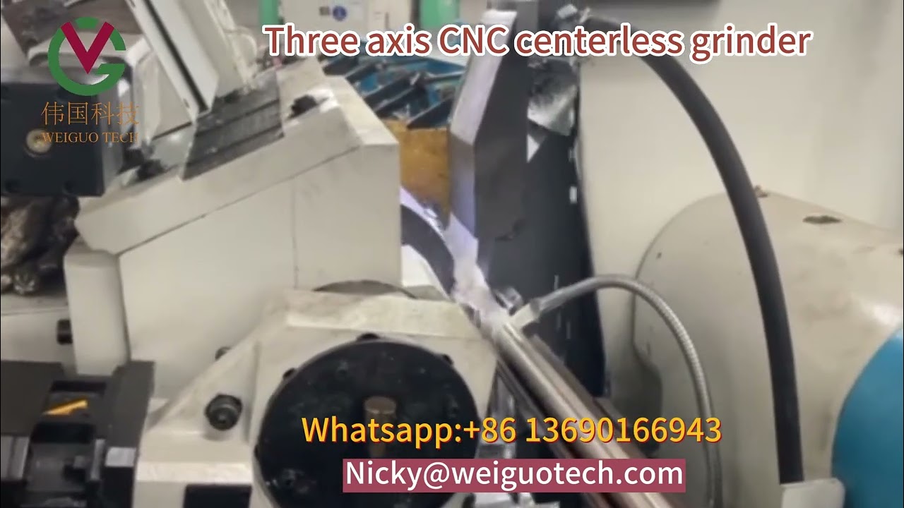 Three axis CNC centerless grinder