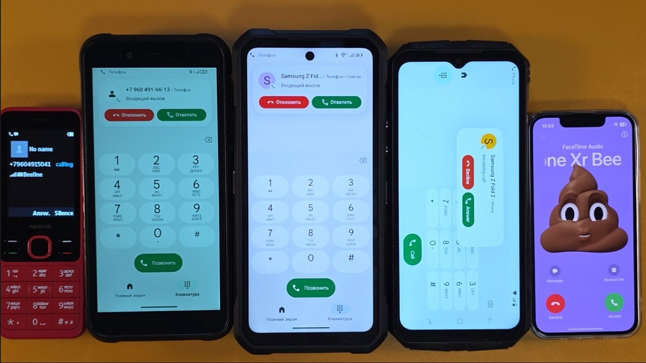 THREE BIG TO INCOMING CALL IPHONE 13 MINI NOKIA 150 ULEFONE RUG KING OUKITEL WP61 ULTRA