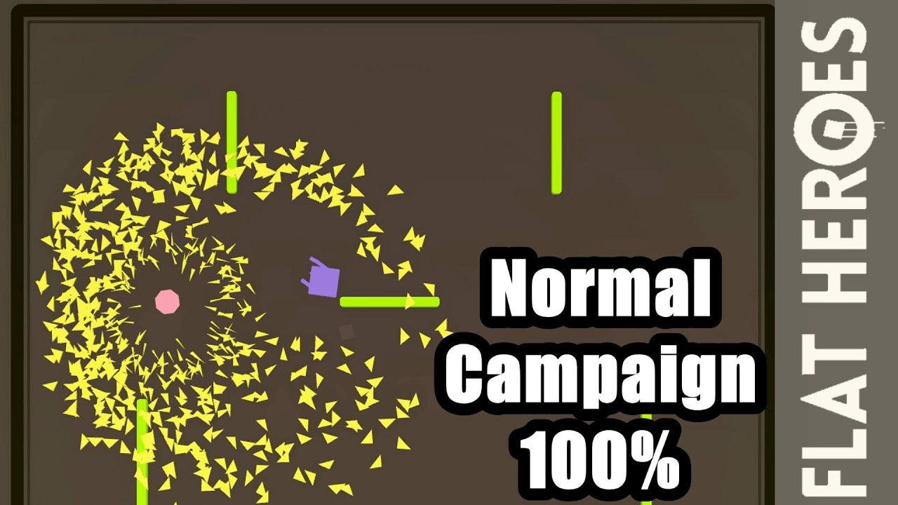 Flat Heroes Normal Campaign Complete Playthrough (Nintendo Switch, No Commentary)