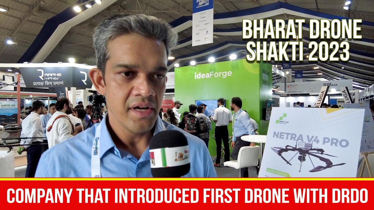 Idea Forge Which Introduced 'Netra'— The First Drone In India With DRDO | Bharat Drone Shakti 2023