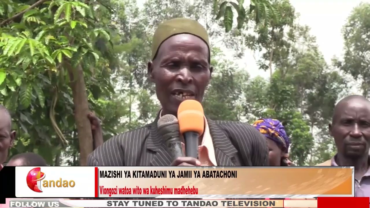 DINI YA MSAMBWA YAONGOZA IBADA YA  MAZISHI