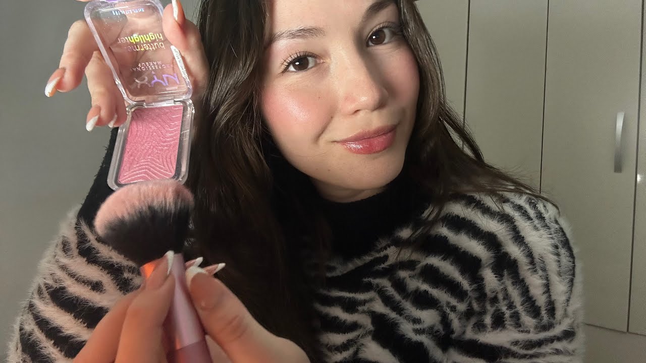 ASMR maquillaje suave y delicado para dormir