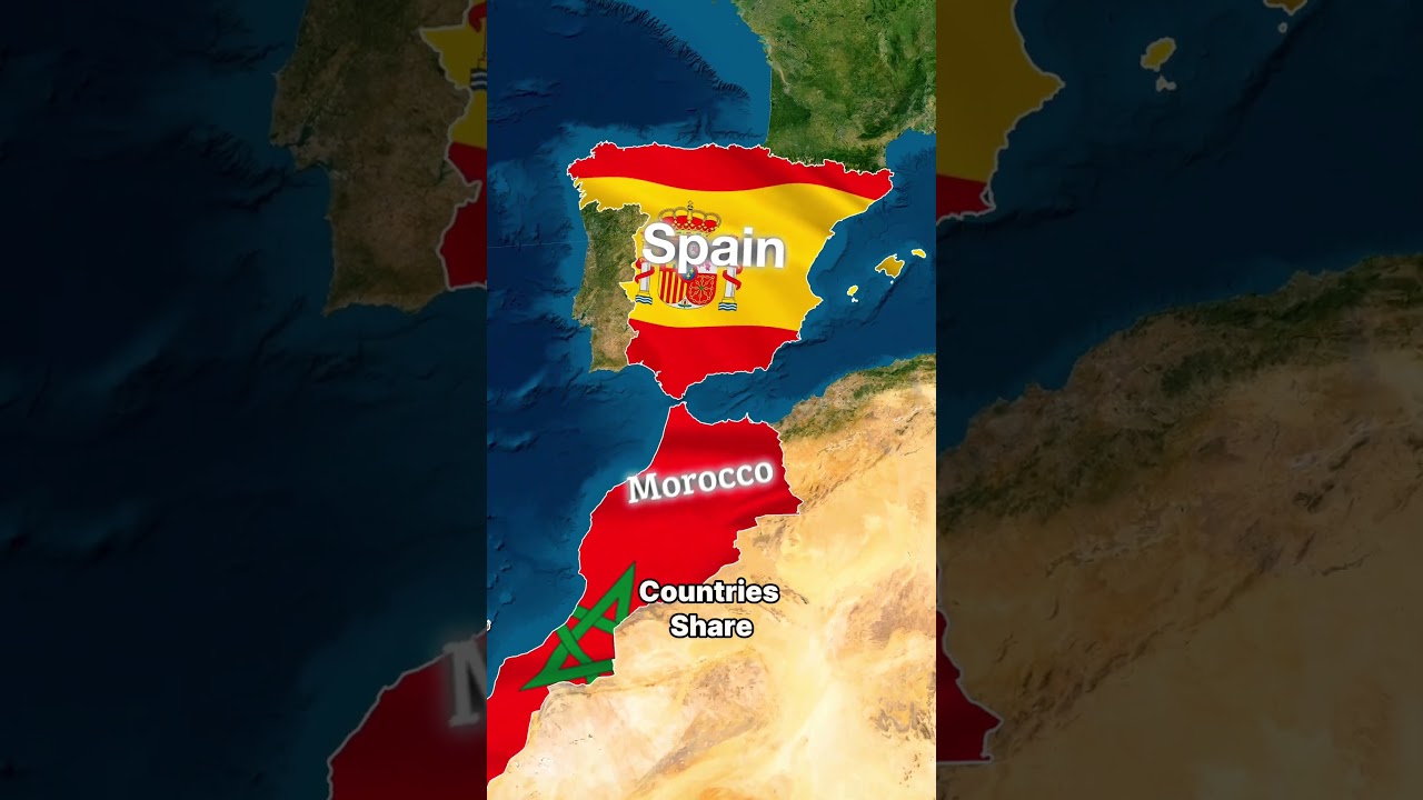 Эти страны кажутся такими далёкими&hellip; Но у них есть общая граница! 🤯🌍