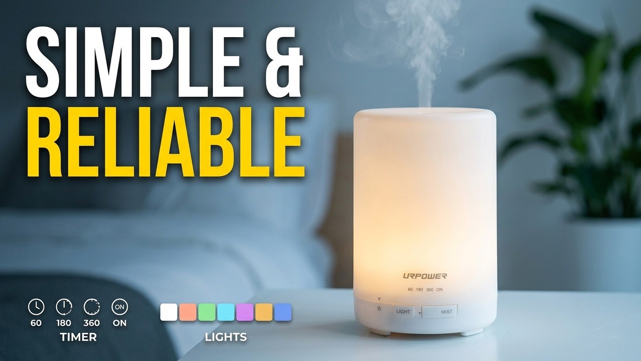 URPOWER Aroma Essential Oil Diffuser - Product Review