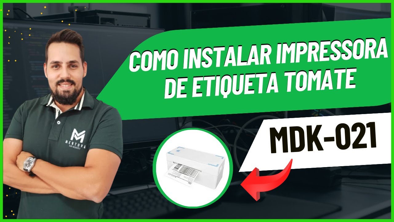 COMO INSTALAR IMPRESSORA TOMATE MDK-021
