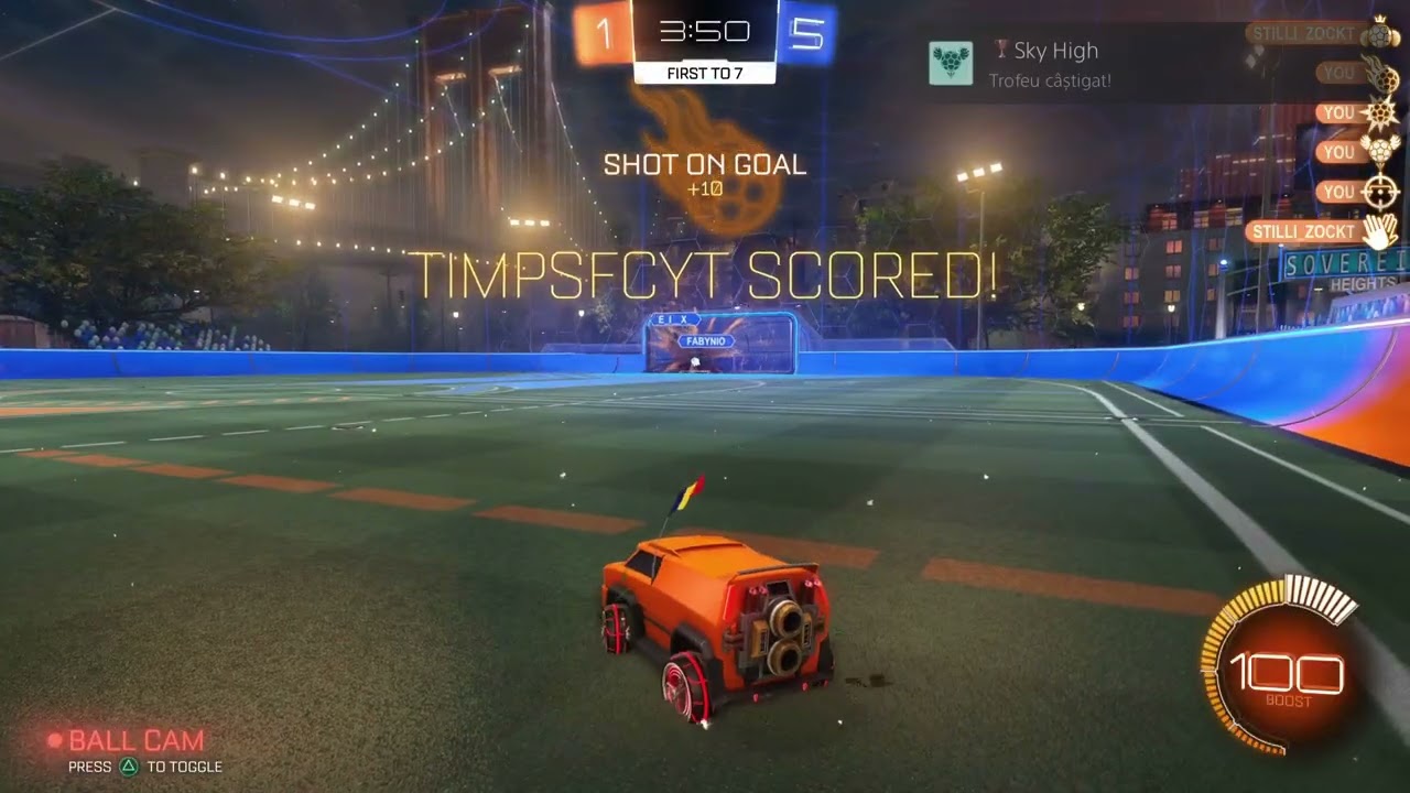 MY FIRST AERIAL GOAL