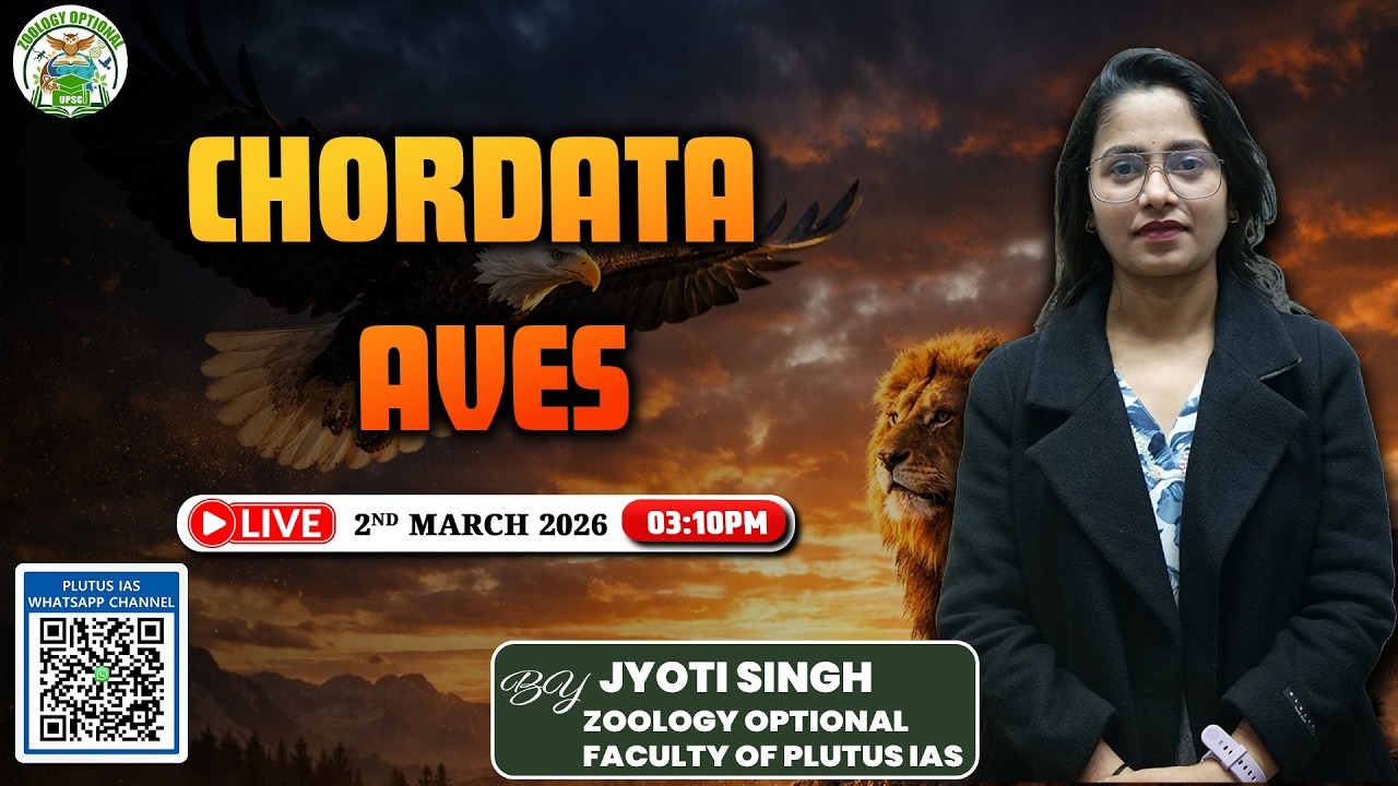 Chordata: Aves | Zoology Optional | By Jyoti Mam | PLUTUS IAS