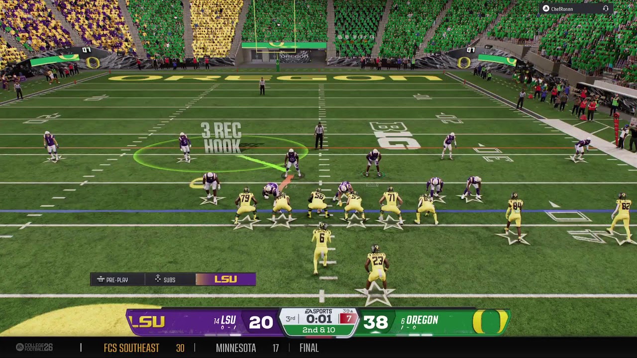 LED Dynasty: (14) LSU vs (6) Oregon