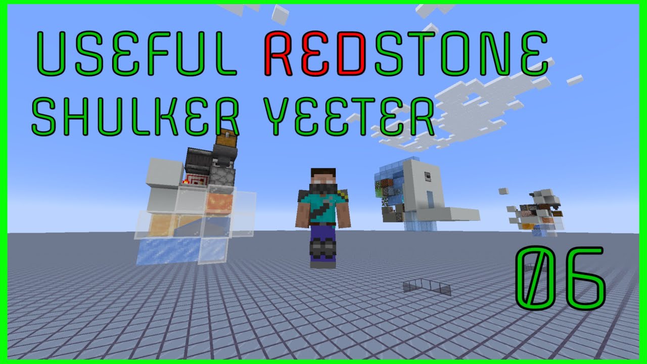 Instant Shulker Unloader  - Useful Redstone  06