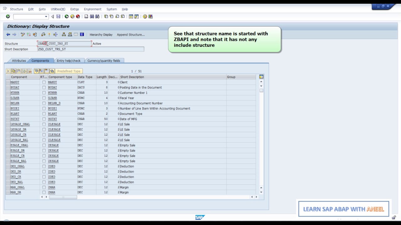 Tutorial 11 - Creating Custom BAPI and fetch data of an ABAP report using BAPI