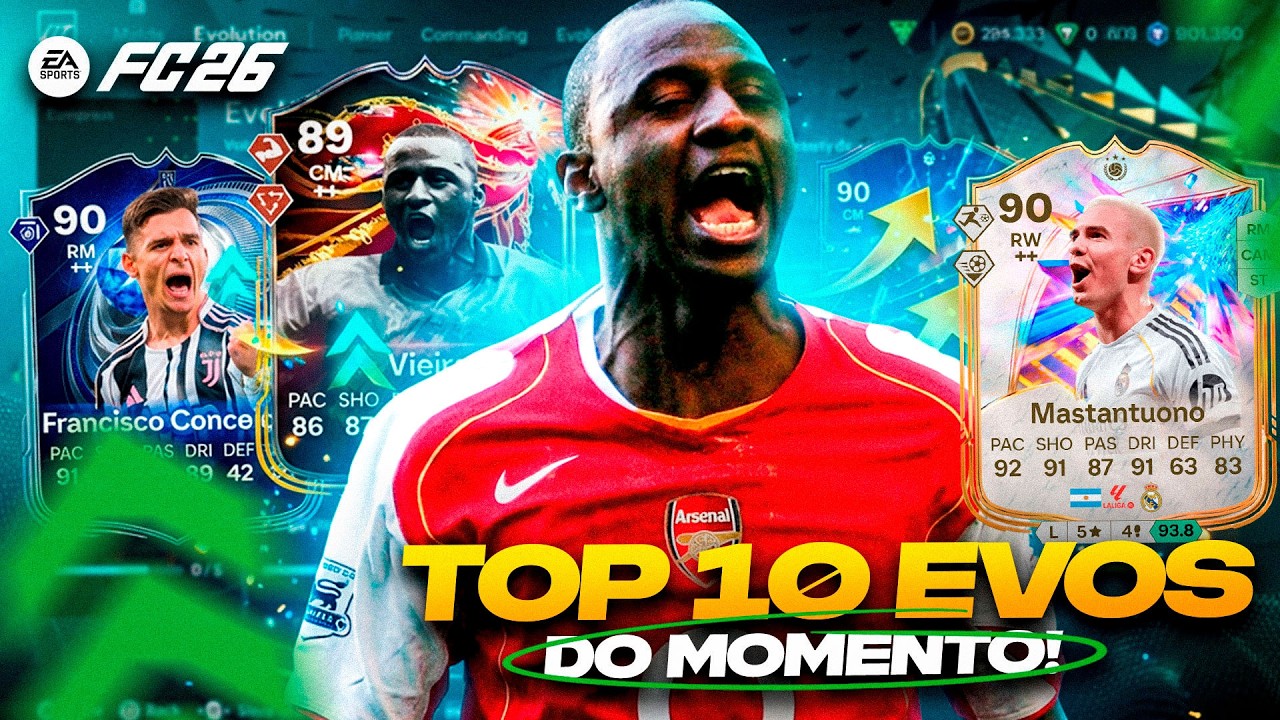 FC 26 | TOP 10 MELHORES EVOLUÇÕES DO MOMENTO 🔥