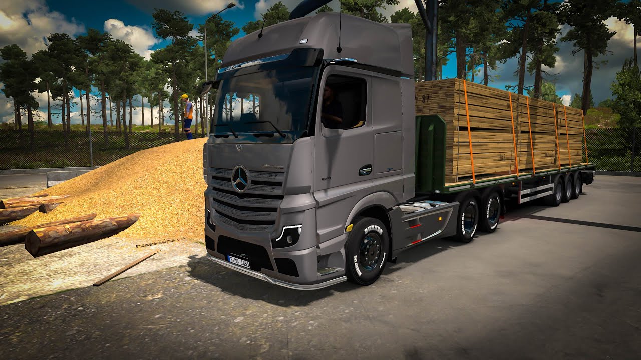 ETS2 Mercedes Benz New Actros MP5 2019 | Volante Logitech G29!